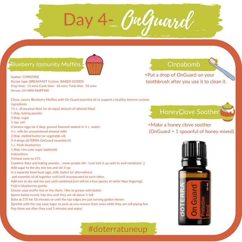 OnGuard Oil Tune Up Your Body Day 4