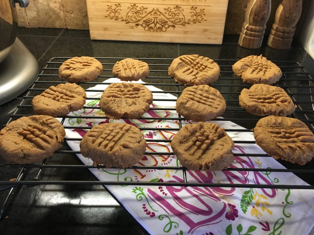 Peanut Butter Cookies on Tray