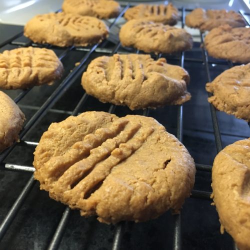 Peanut Butter Cookies Close Up