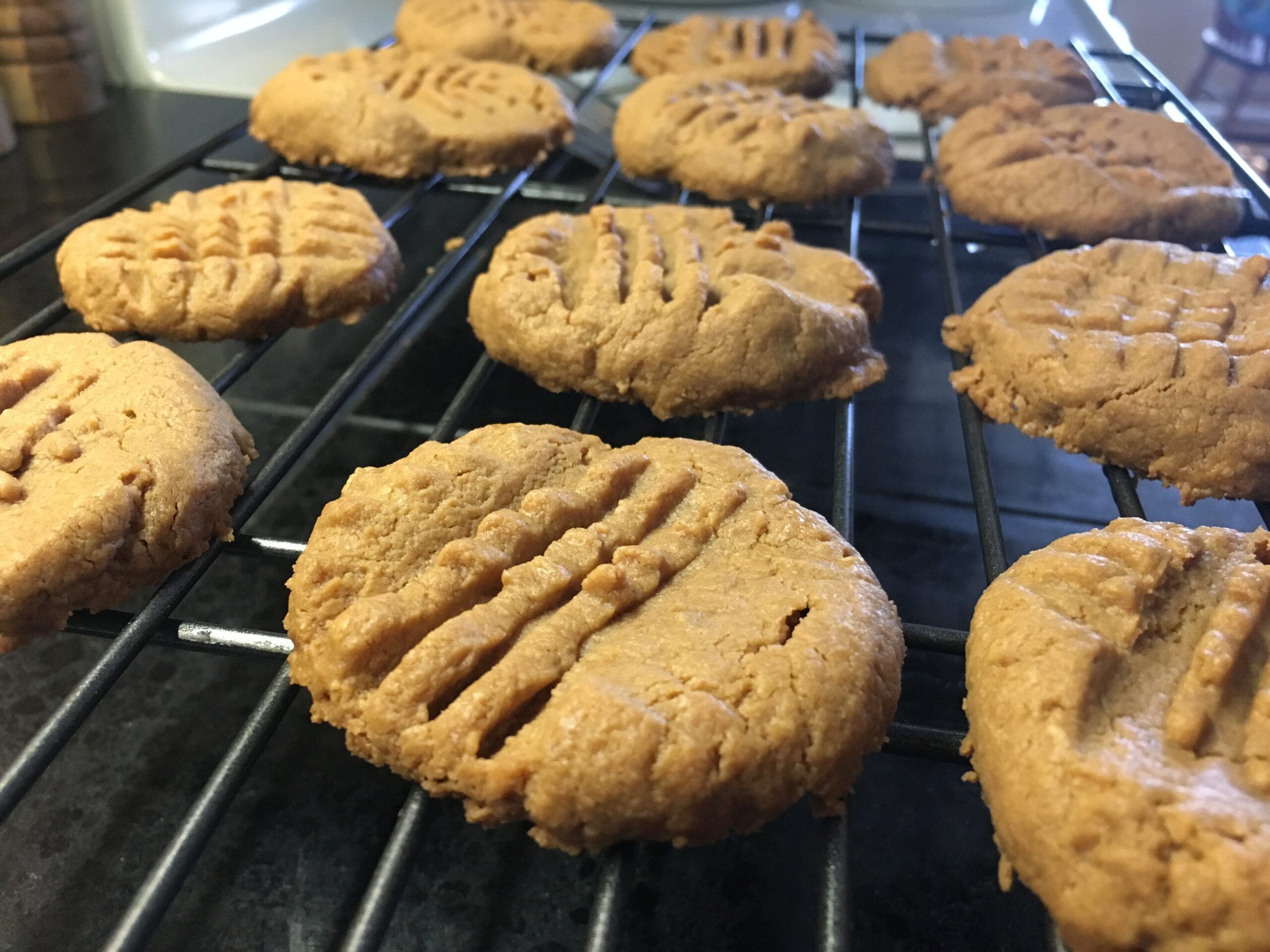 Peanut Butter Cookies Close Up