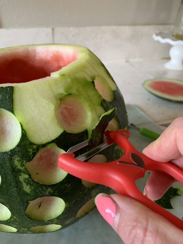 Peeling a Watermelon