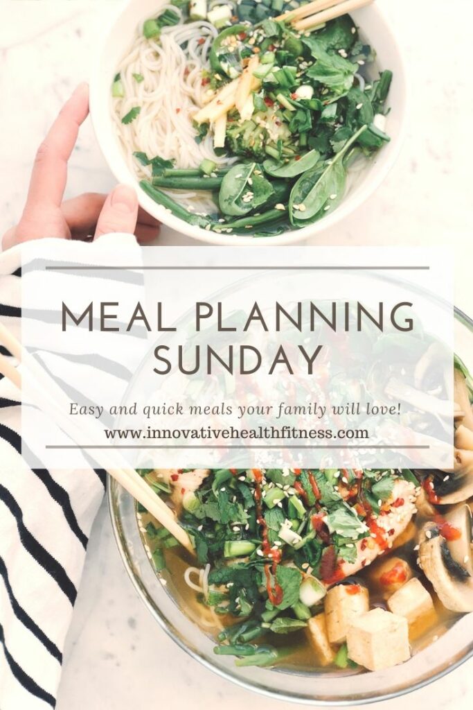 Meal Planning Sunday