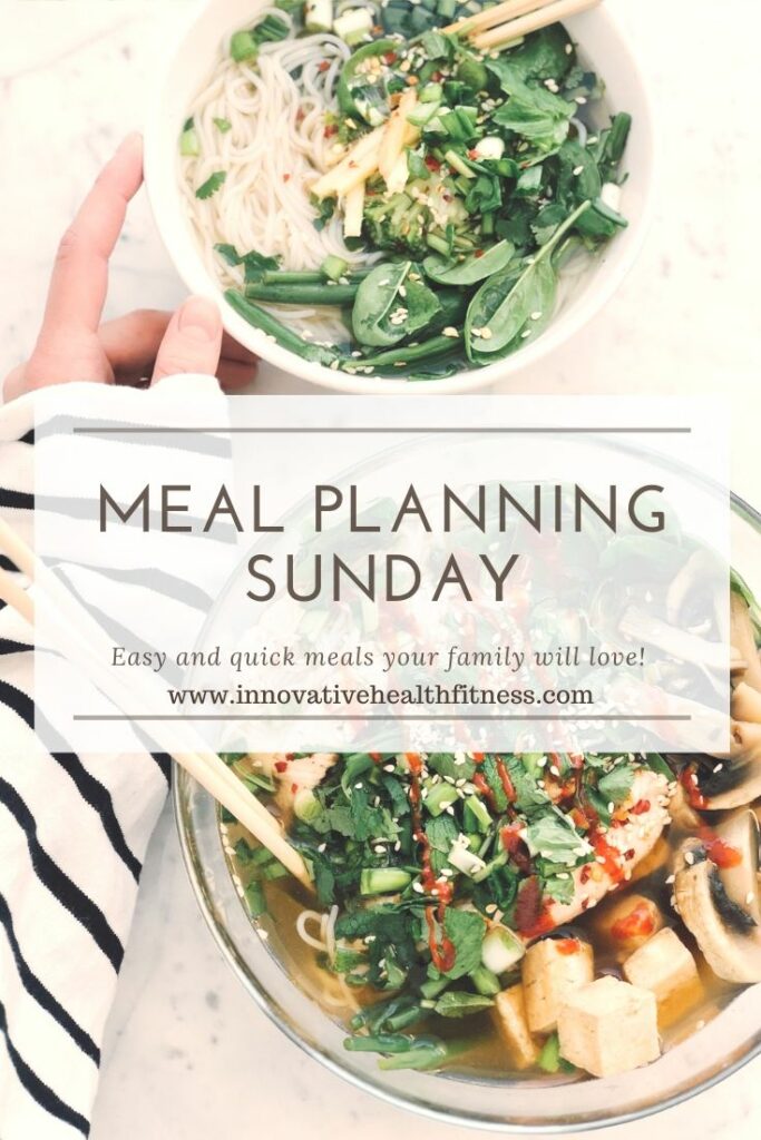 Meal Planning Sunday 