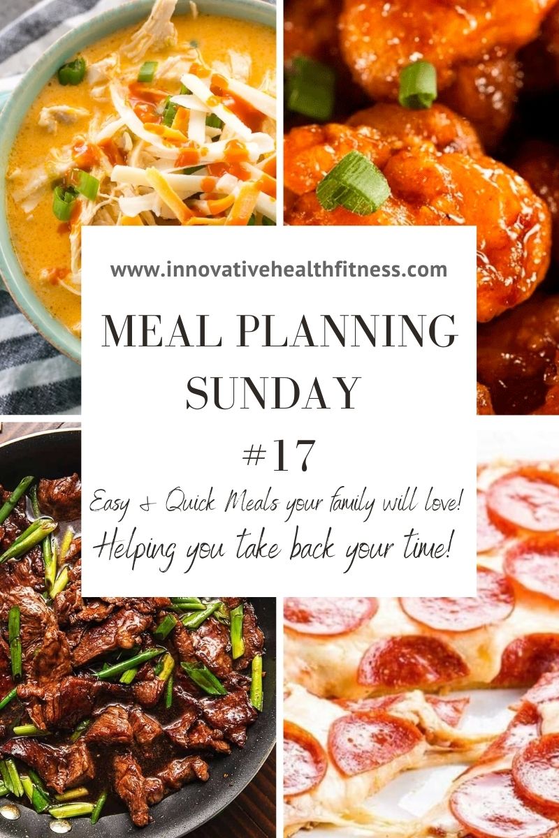 Meal Planning Sunday #17