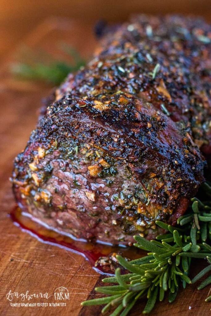 This garlic and herb beef tenderloin recipe is easy to prepare, flavorful, and incredibly tender. 