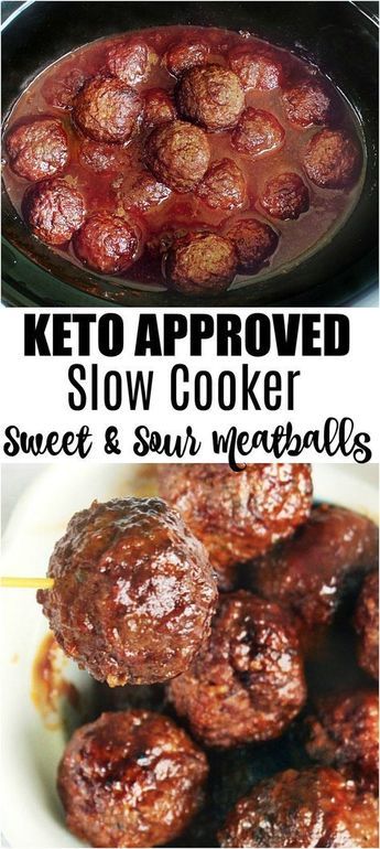 This is the only sweet and sour low carb slow cooker meatballs recipe you will ever need! Perfect for the holidays. Keto approved! A great appetizer OR meal!