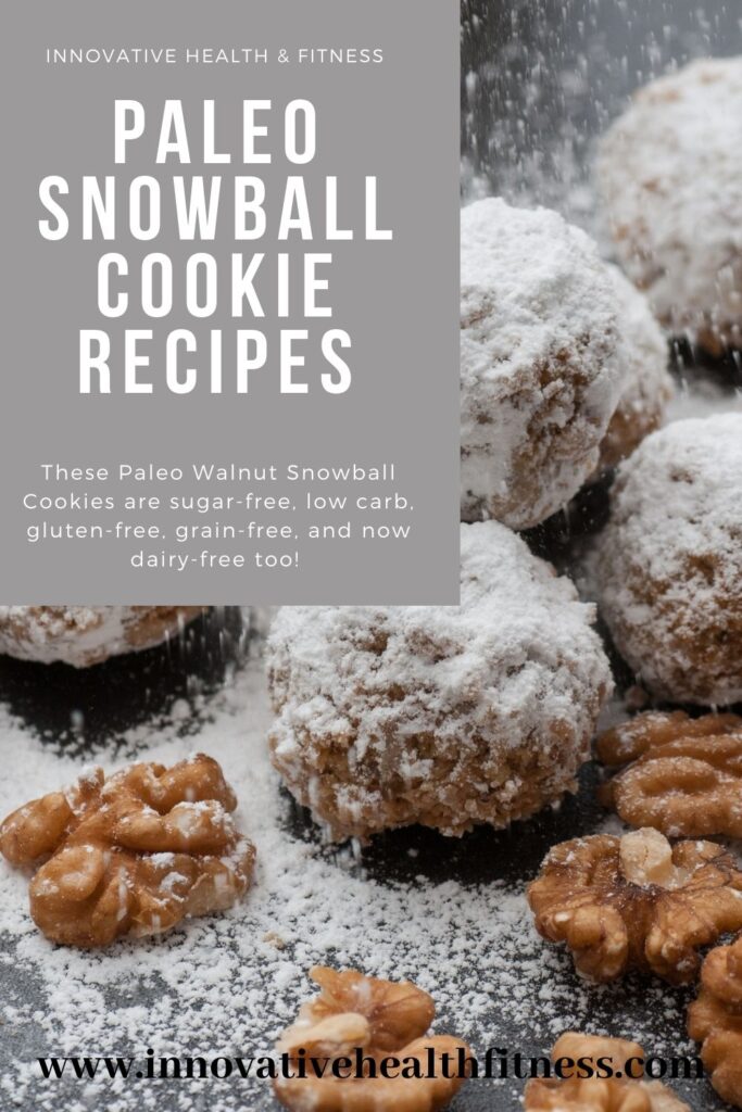 These Paleo Walnut Snowball Cookies are sugar-free, low carb, gluten-free, grain-free, and now dairy-free too! These are a perfect allergy-friendly twist on a classic holiday recipe! 