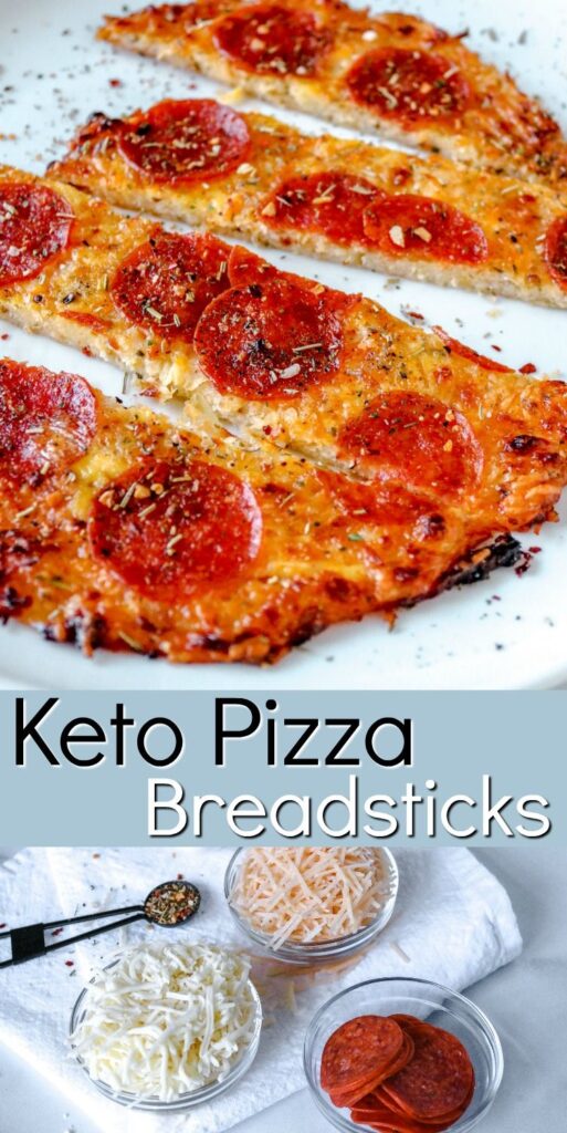 Keto Pizza Breadsticks - Enjoy the flavors of a pepperoni pizza in the form of a low carb breadstick without the carbs! #keto #Ketorecipes #ketodiet #ketopizzabreadsticks #ketopizza #breadsticks #pizza #healthsnacks #food #recipes