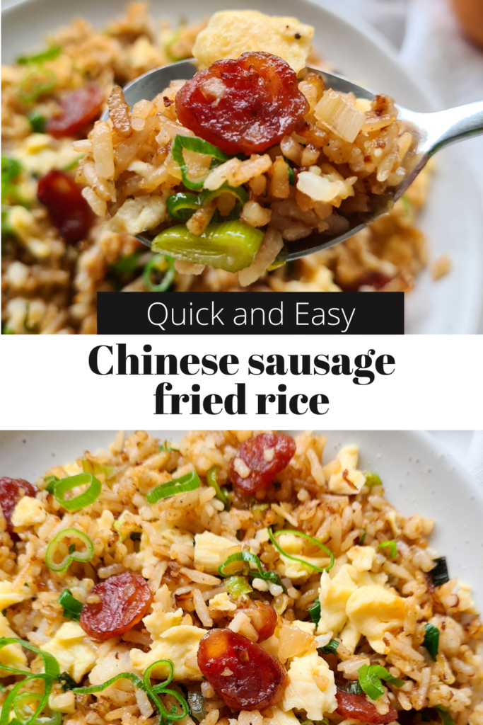 This Chinese sausage fried rice is hands down, the ultimate fried rice of them all. It is budget-friendly, done in less than 30 minutes and down right YUM.