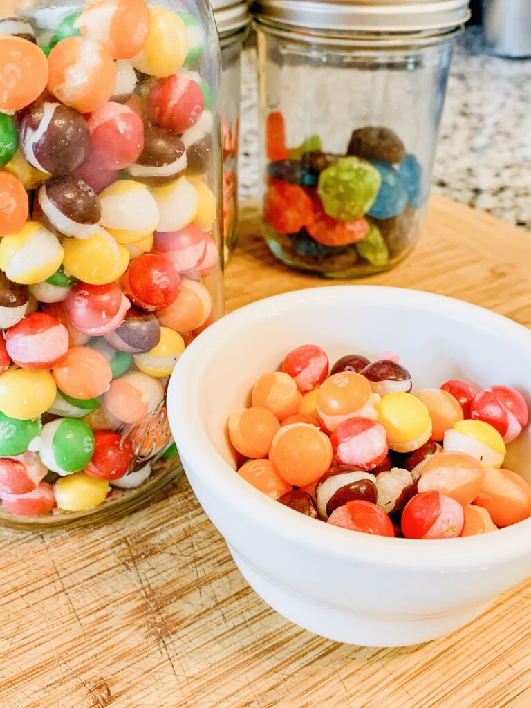 Freeze Dried Skittles in our Harvest Right Freeze Dryer check it out here https://bit.ly/harvestrightfreezedryer