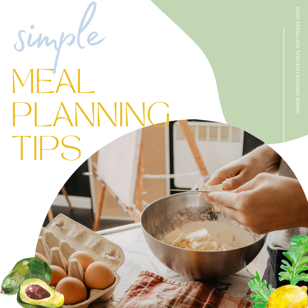 It’s been said that failing to plan is planning to fail, so let’s make a plan together! Having healthy meals on hand doesn’t have to be complicated. www.innovativehealthfitness.com