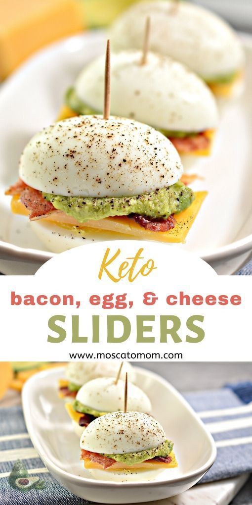 KETO BACON, EGG, & CHEESE SLIDERS
These Keto Bacon, Egg, and Cheese Sliders are the perfect low carb appetizer to please any crowd! https://pin.it/42HOLIL