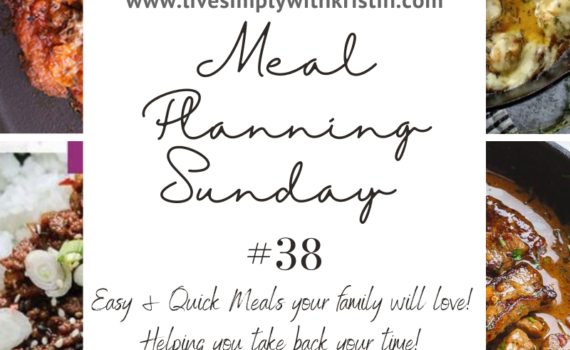 Meal Planning Sunday #38 Easy and quick meals your family will love! Helping you take back your time! www.livesimplywithkristin.com #mealplanning #keto #carnivore #carnivorediet