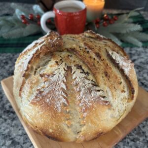 Butter Garlic Herb Sourdough Loaf livesimplywithkristin