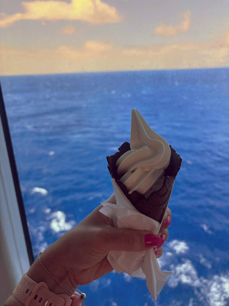 Ice cream on Star Princess